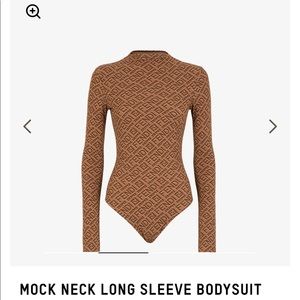 Fendi skims long sleeve body suit LIMITED EDITION